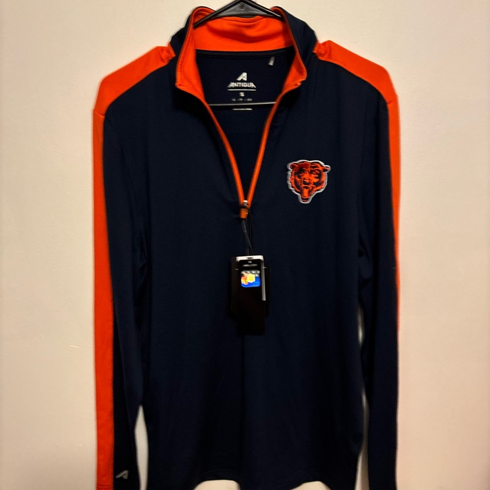 NWT Chicago Bears Quarter-Zip Performance Jacket Small